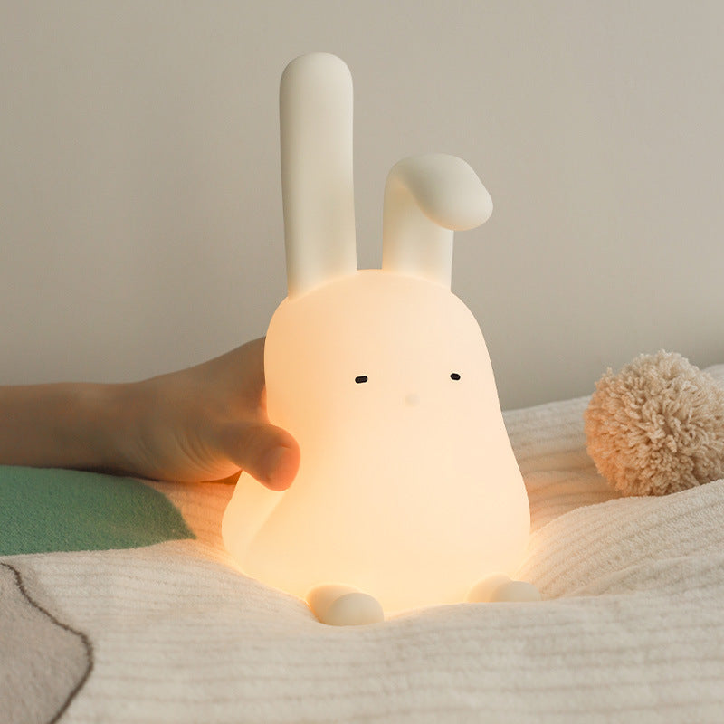 Cute Rabbit Mood Light Dimmable Led Soft Night Light for Baby Girlfriend Gift Children'S Night Lights Kids Room Decor Led Lights